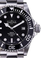 Ternos Professional Automatic 500m Black Diving Watch 16155950 Diver Davosa USA Official Distributor. Prices are Final. Tax & duties included.   