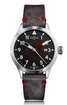 Neoteric Automatic Swiss-Made Black Red Pilot Watch 16156556 Pilot Davosa USA Official Distributor. Prices are Final. Tax & duties included.   