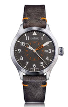 Neoteric Automatic Swiss-Made Brown Gray Pilot Watch 16156596 Pilot Davosa USA Official Distributor. Prices are Final. Tax & duties included.   