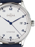 Classic Vegan Automatic Swiss-Made White Navy Blue Executive Watch 16145615v Executive Davosa USA Official Distributor. Prices are Final. Tax & duties included.   