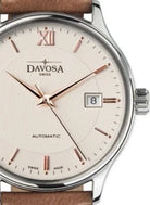 Classic Automatic Swiss-Made White Rose Gold Executive Watch 16145632V Classic Davosa USA Official Distributor. Prices are Final. Tax & duties included.   