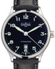 Classic Vegan Quartz Swiss-Made Blue Black Executive Watch 16145651