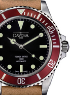 Ternos Sixties Automatic Swiss-Made Red Black Diver Watch 16152565 Diver Davosa USA Official Distributor. Prices are Final. Tax & duties included.   