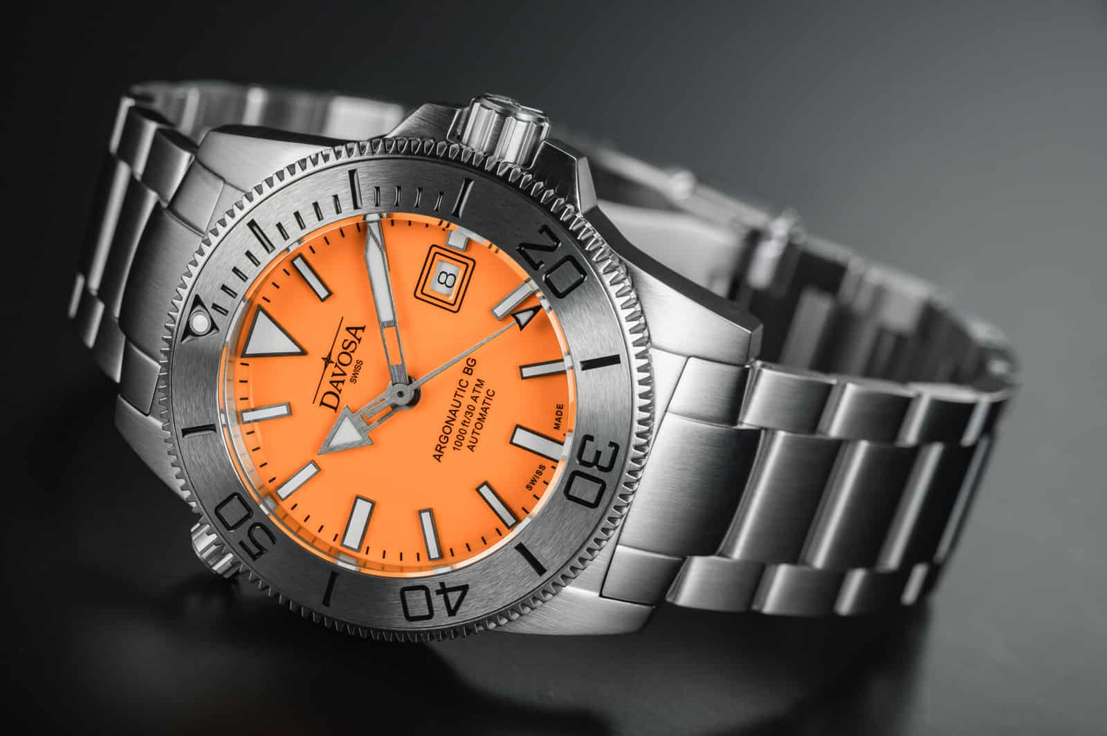 Halloween Bundle Argonautic Coral 43mm Limited Edition Automatic 16152760 + Nylon Strap Diver Davosa USA Official Distributor. Prices are Final. Tax & duties included.   