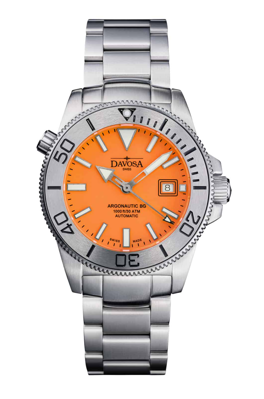 Argonautic Coral Automatic 300m Orange Men's Diver Watch 16152760 Limited Edition Diver Davosa USA Official Distributor. Prices are Final. Tax & duties included.