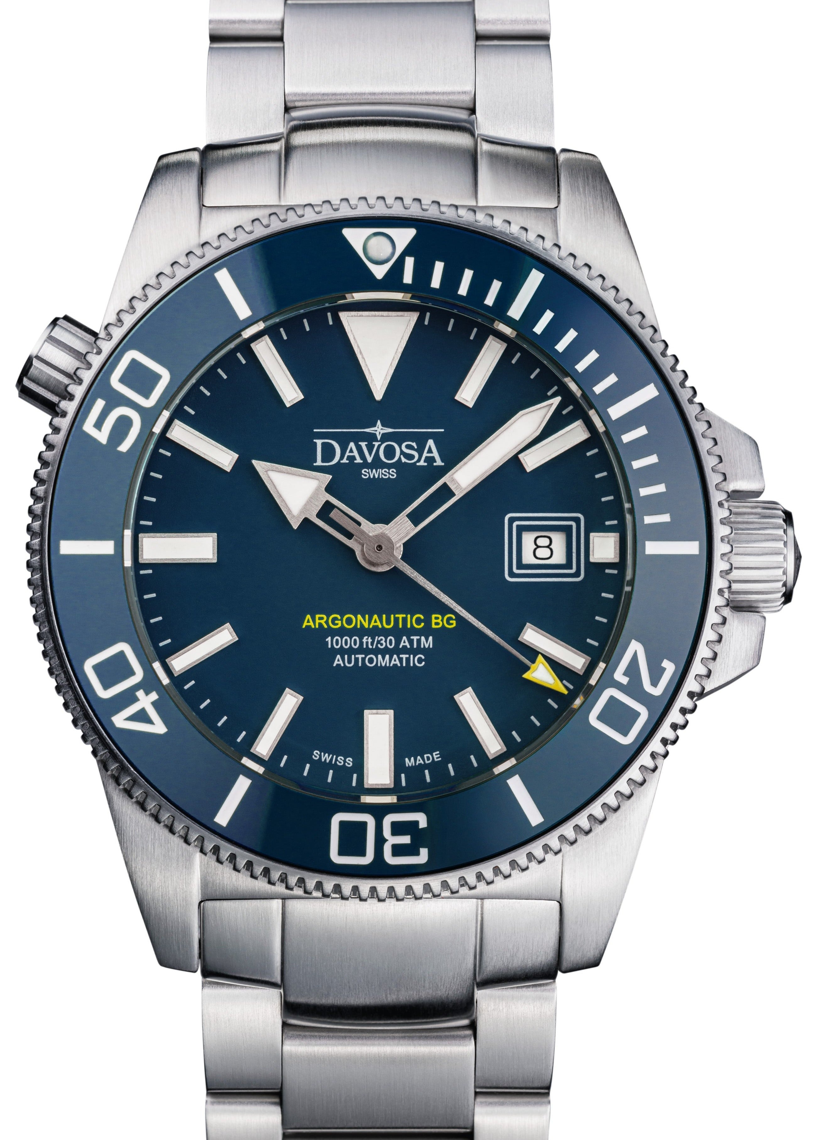 Argonautic BG Automatic 300m Blue Men's Diver Watch 16152840 Diver Davosa USA Official Distributor. Prices are Final. Tax & duties included.   