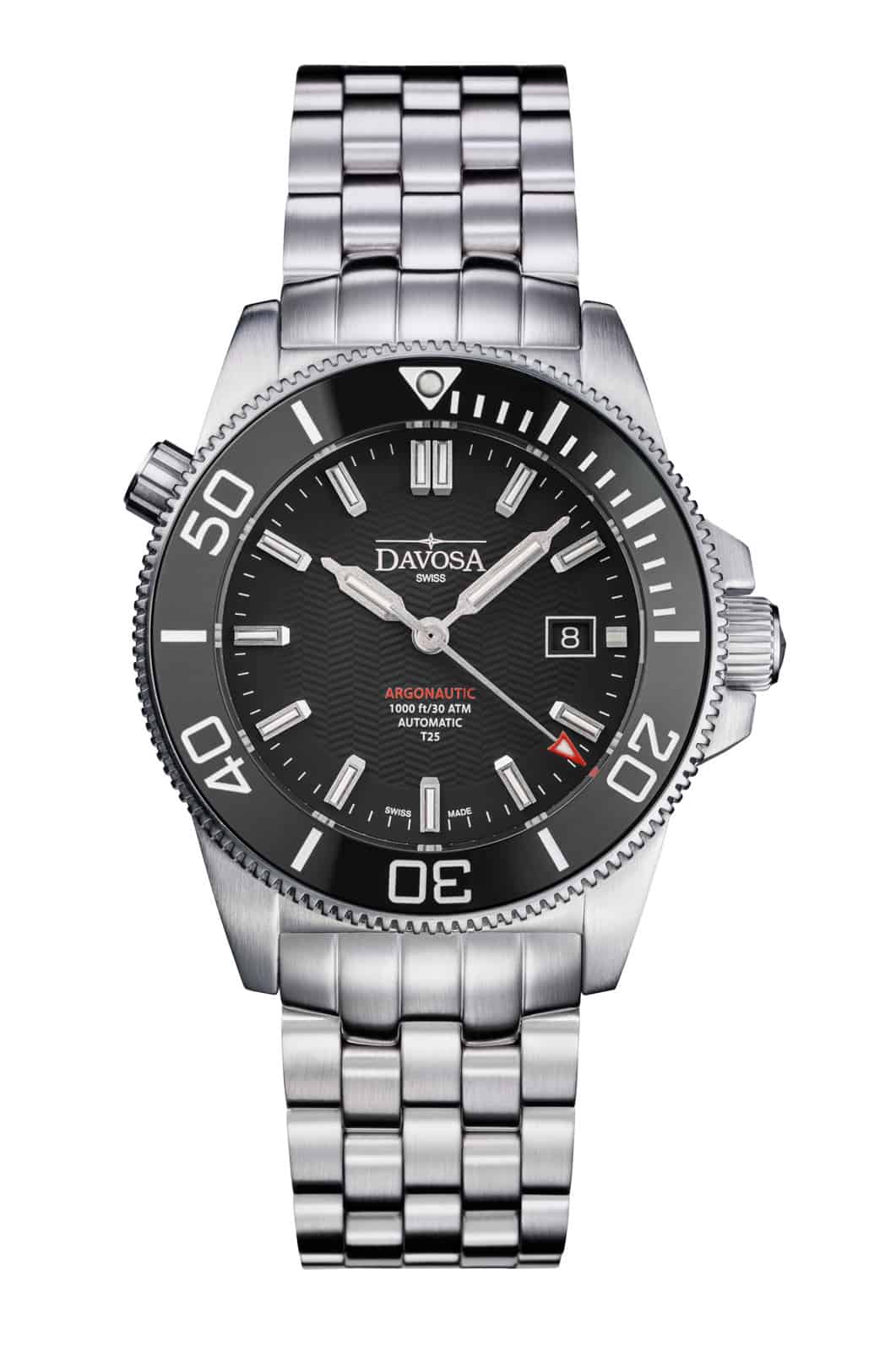 Argonautic Lumis T25 Automatic 300m Black Men's Diver Watch 16152902 Diver Davosa USA Official Distributor. Prices are Final. Tax & duties included.   