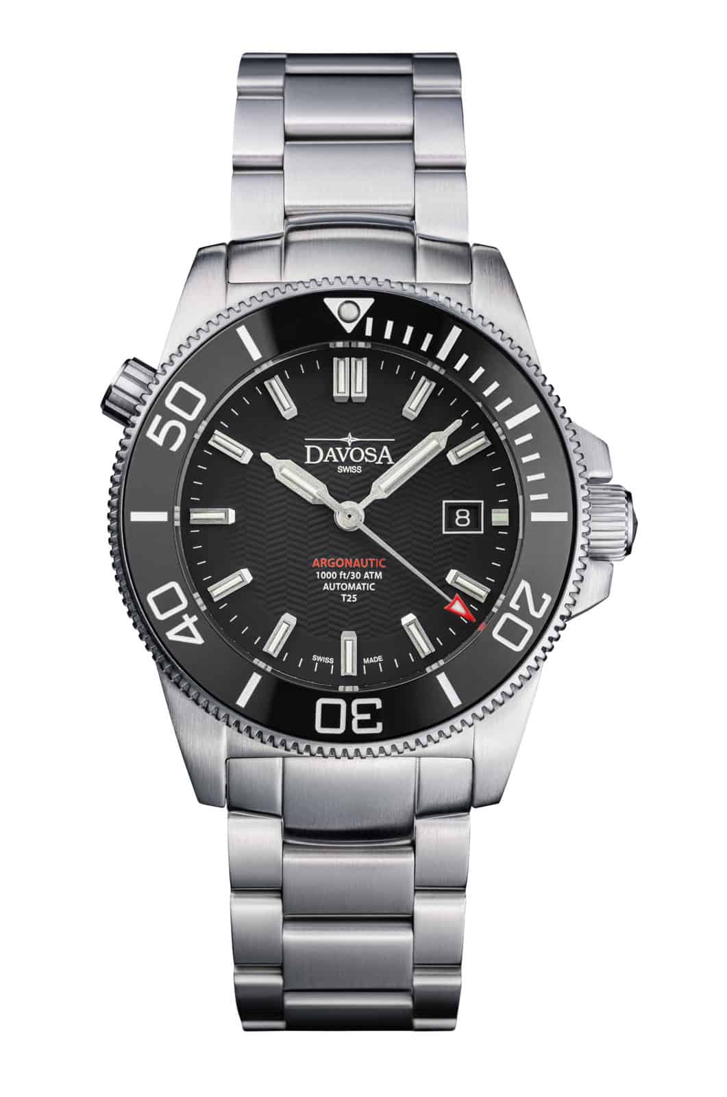 Argonautic Lumis Automatic Black Men's Diver Watch 16152920 Diver Davosa USA Official Distributor. Prices are Final. Tax & duties included.   