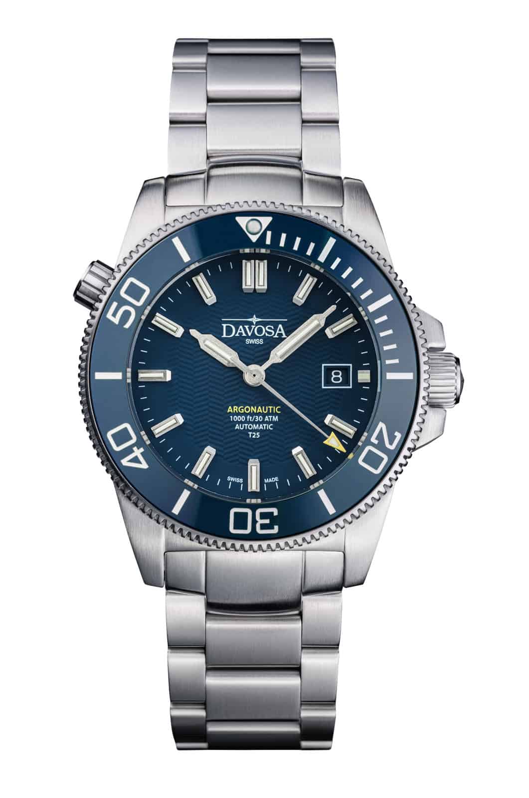 Argonautic Lumis Automatic Blue Men's Diver Watch 16152940 Diver Davosa USA Official Distributor. Prices are Final. Tax & duties included.