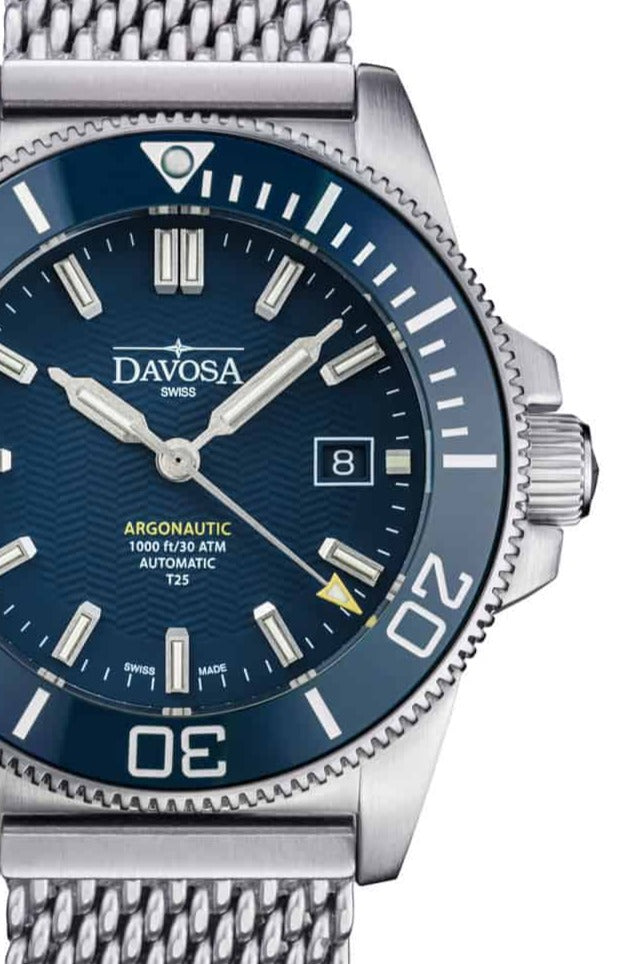 Argonautic Lumis Automatic 300m Blue Men's Diver Watch 16152944 Diver Davosa USA Official Distributor. Prices are Final. Tax & duties included.   