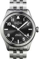 Newton Pilot Automatic 40mm Black Pilot Watch Pilot DAVOSA Swiss