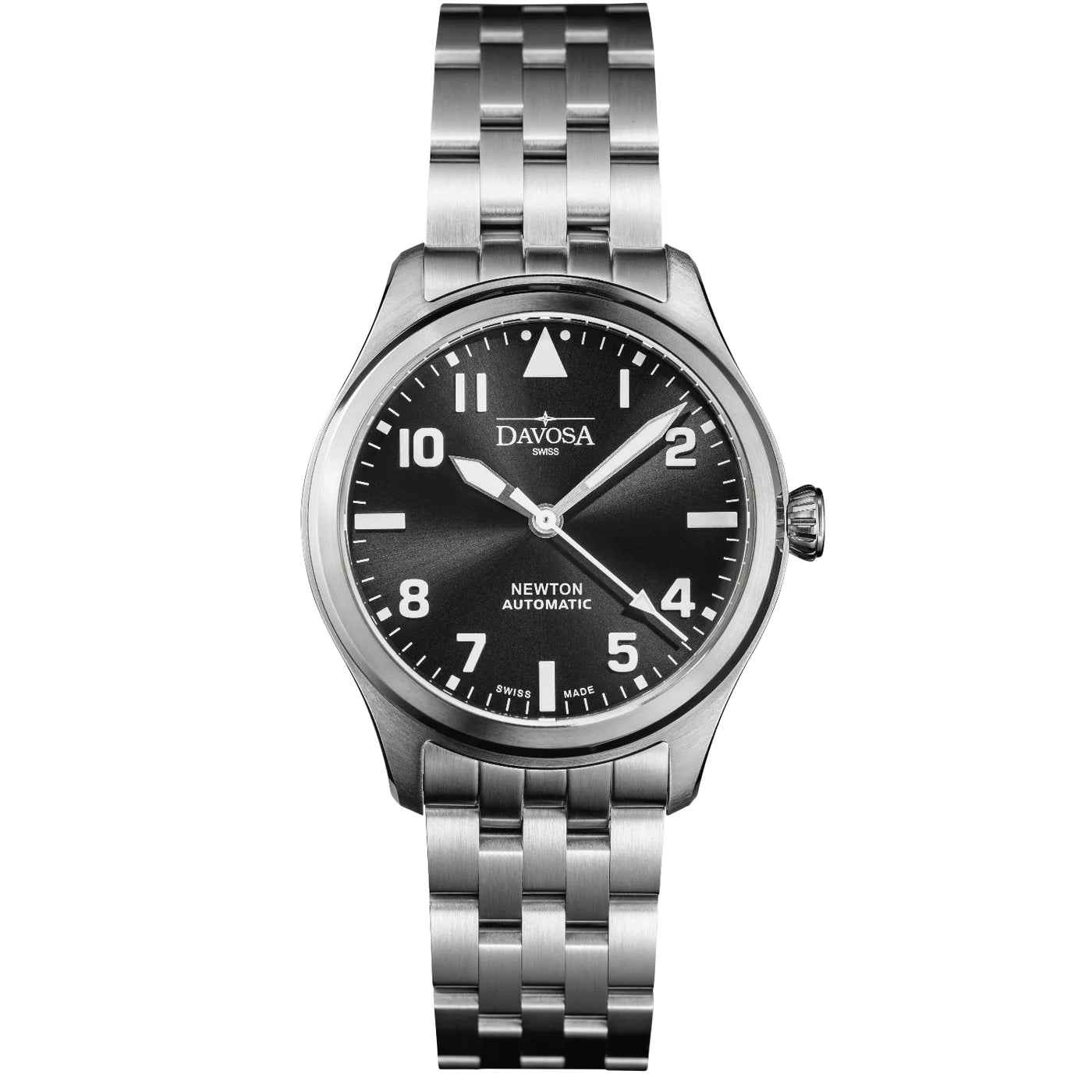 Newton Automatic 40mm Black Pilot Watch 16153050 Pilot Davosa USA Official Distributor. Prices are Final. Tax & duties included.   