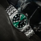 Newton Automatic 40mm Green Pilot Watch 16153070 Pilot Davosa USA Official Distributor. Prices are Final. Tax & duties included.   