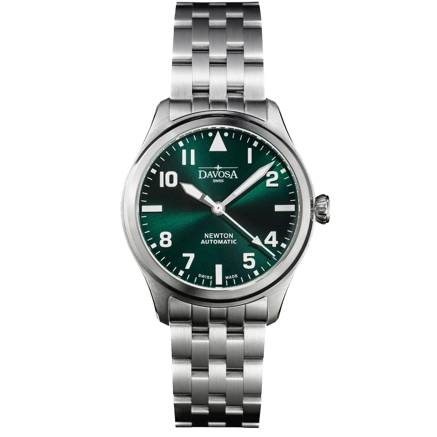 Newton Automatic 40mm Green Pilot Watch 16153070 Pilot Davosa USA Official Distributor. Prices are Final. Tax & duties included.   