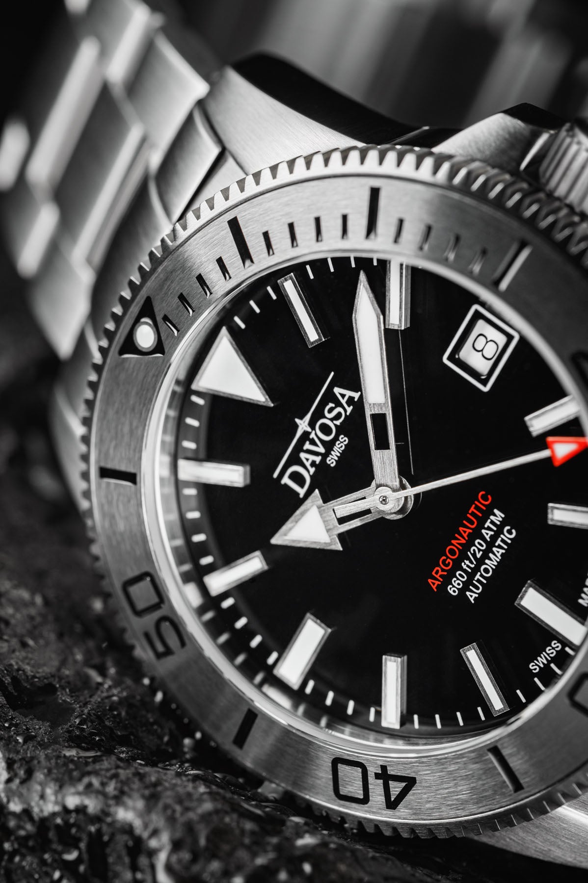 Argonautic 39 Automatic 200m Beyond Steel Black Men's Diver Watch 16153220 Diver Davosa USA Official Distributor. Prices are Final. Tax & duties included.   