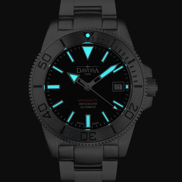 Argonautic 39 Automatic 200m Beyond Steel Black Men's Diver Watch 16153220 Diver Davosa USA Official Distributor. Prices are Final. Tax & duties included.   