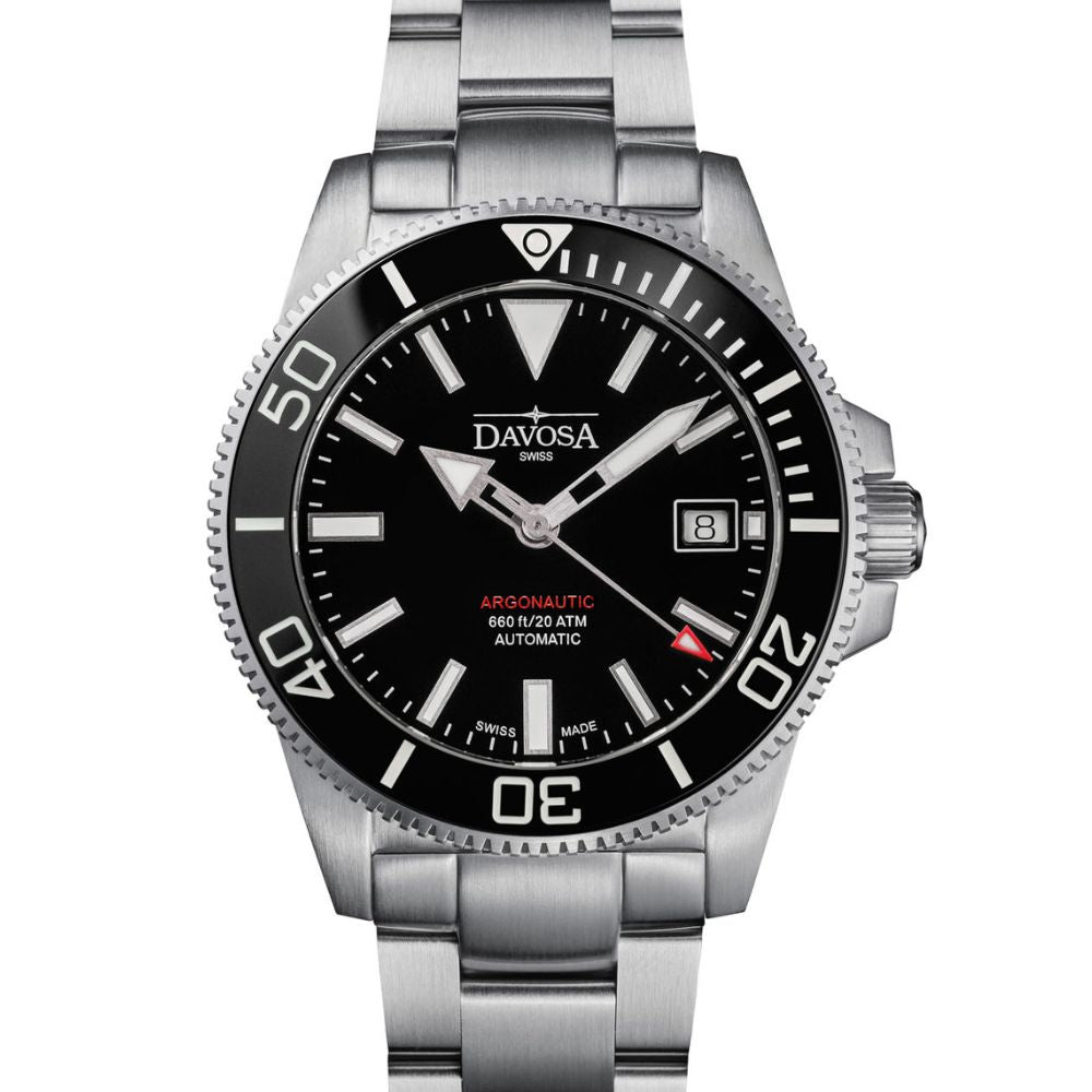 Argonautic 39 Automatic 200m Black Gold Men's Diver Watch 16153250 Diver Davosa USA Official Distributor. Prices are Final. Tax & duties included.   