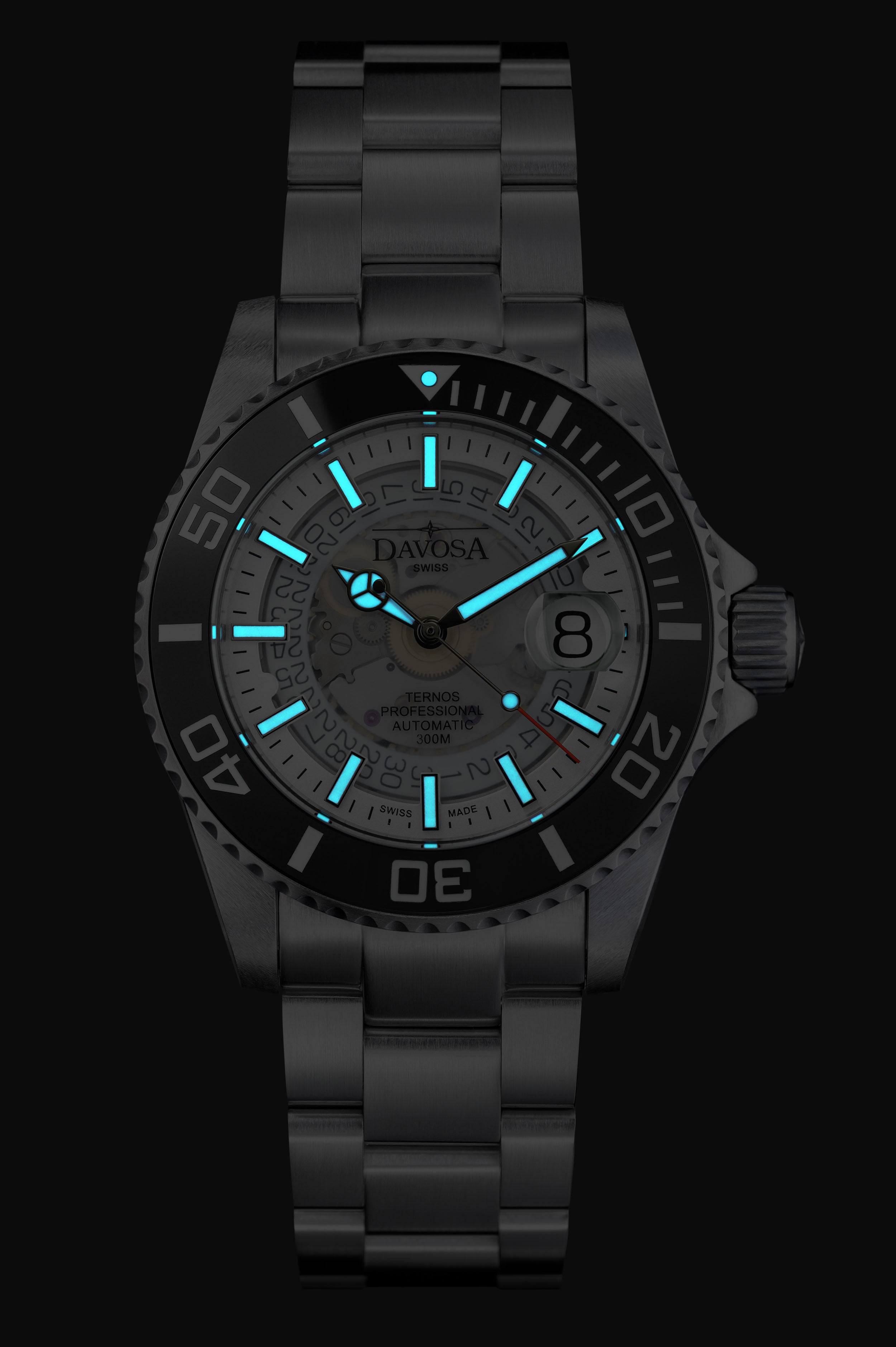 Ternos Professional Auto Nebulous 300m White Diving Watch 16153510 Diver Davosa USA Official Distributor. Prices are Final. Tax & duties included.