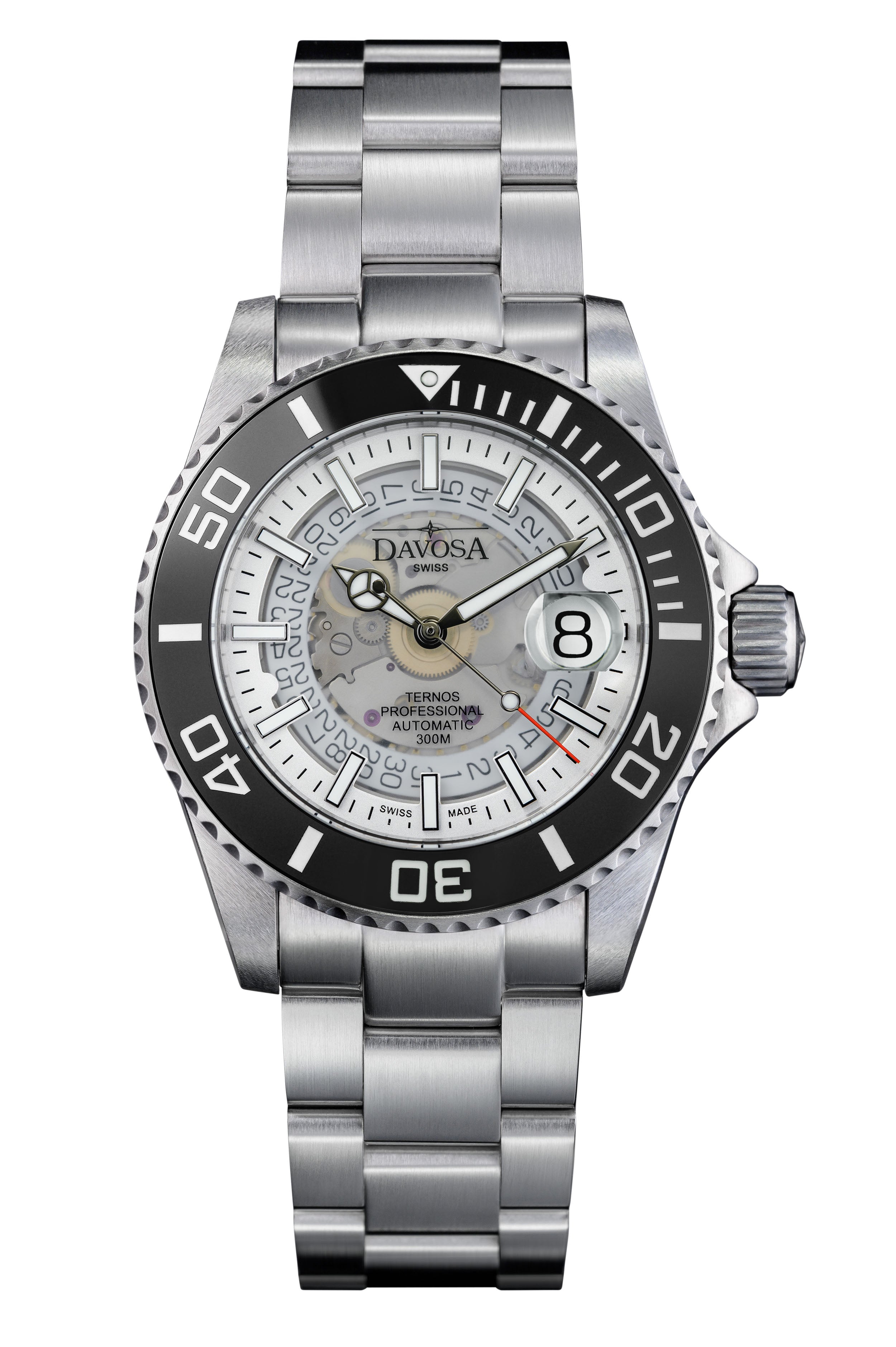 Ternos Professional Auto Nebulous 300m White Diving Watch 16153510 Diver Davosa USA Official Distributor. Prices are Final. Tax & duties included.