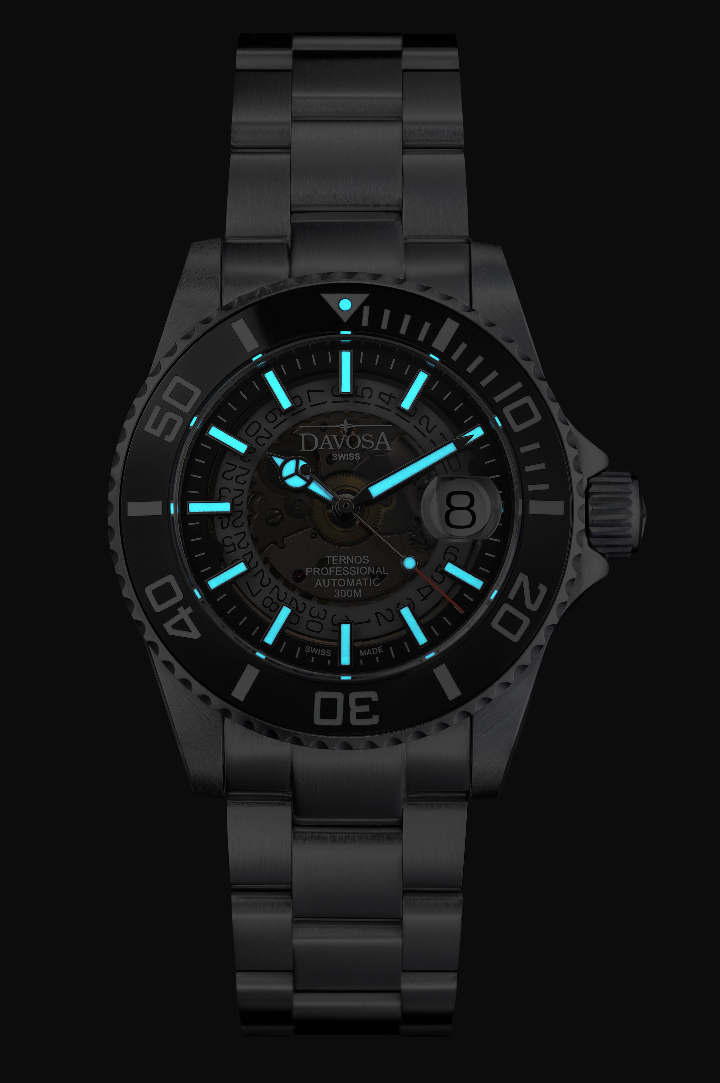 Ternos Professional Auto Nebulous 200m Black Diving Watch 16153550 Diver Davosa USA Official Distributor. Prices are Final. Tax & duties included.