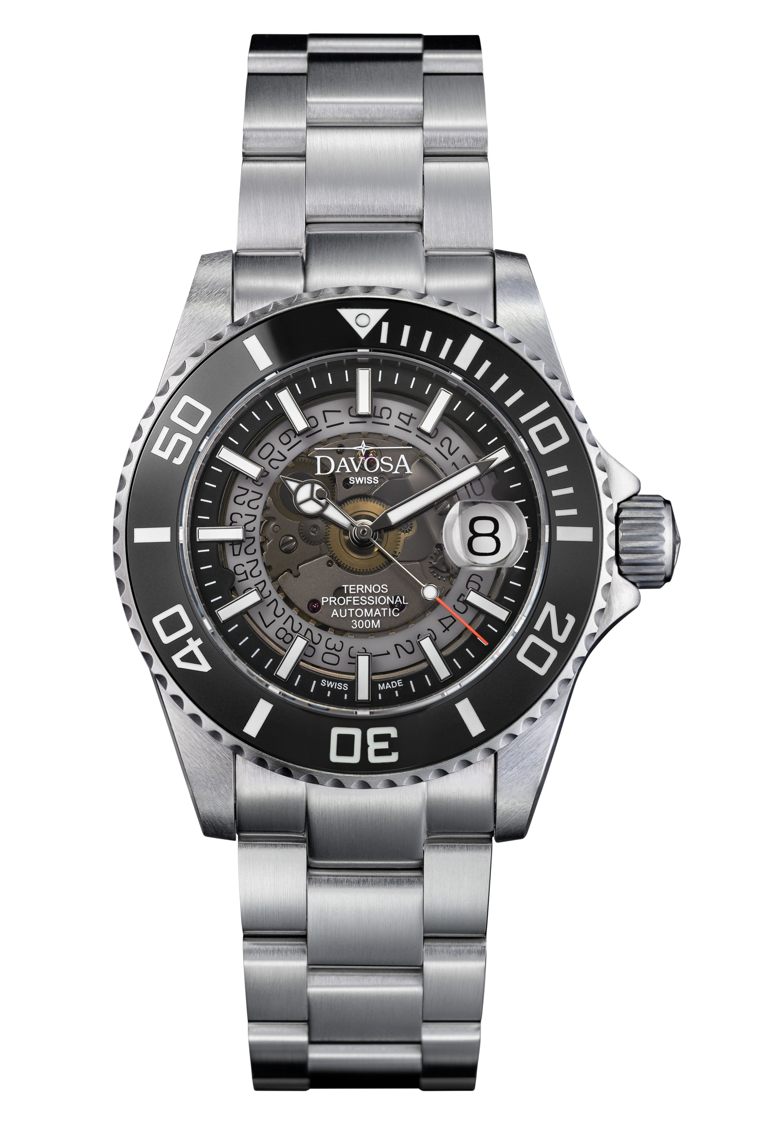 Ternos Professional Auto Nebulous 200m Black Diving Watch 16153550 Diver Davosa USA Official Distributor. Prices are Final. Tax & duties included.