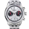 Newton Automatic Chrono Silver Pilot Rally Watch 16153610 Limited Edition