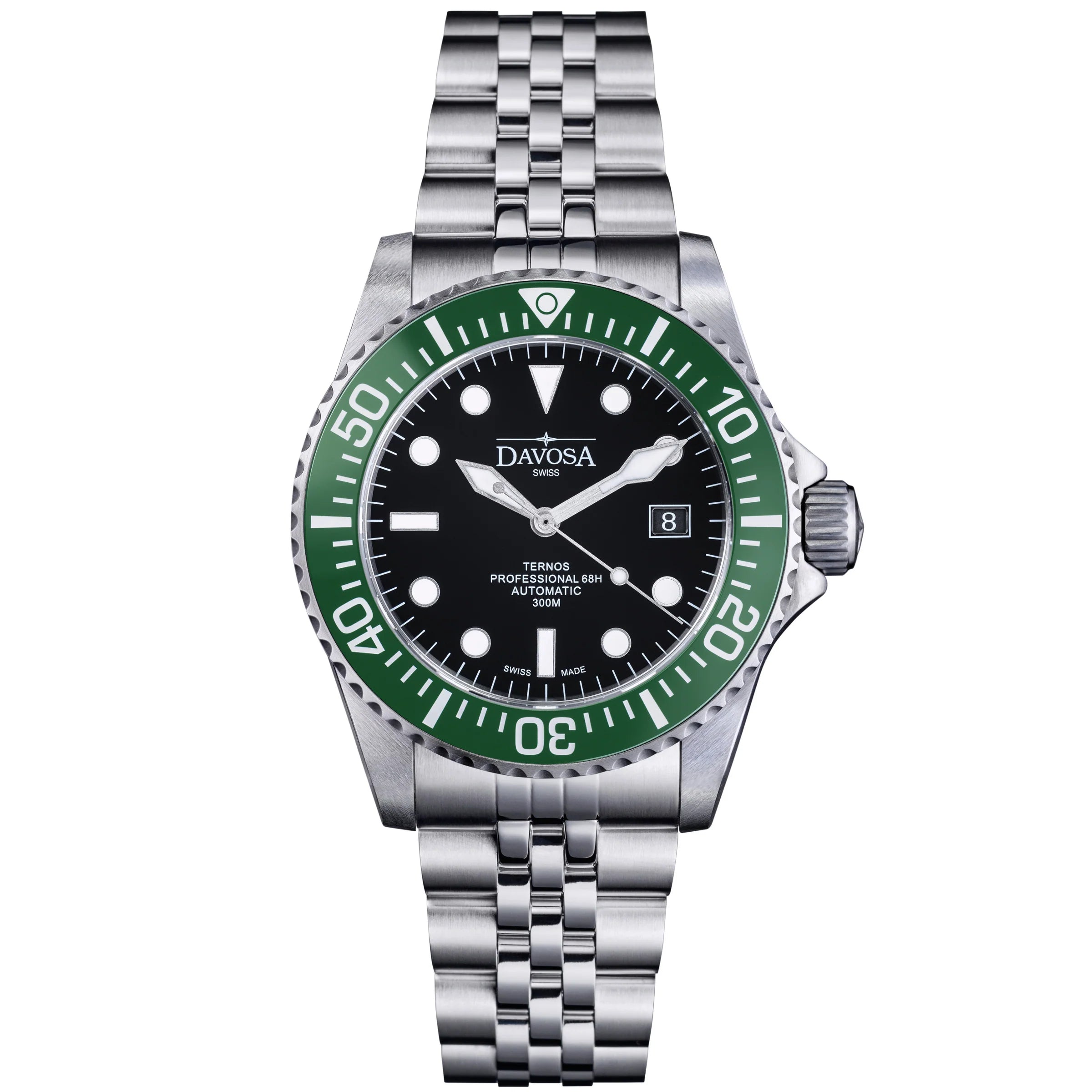 Ternos Professional 68h Automatic 300m Green Black Diving Watch 16153807 Diver Davosa USA Official Distributor. Prices are Final. Tax & duties included.