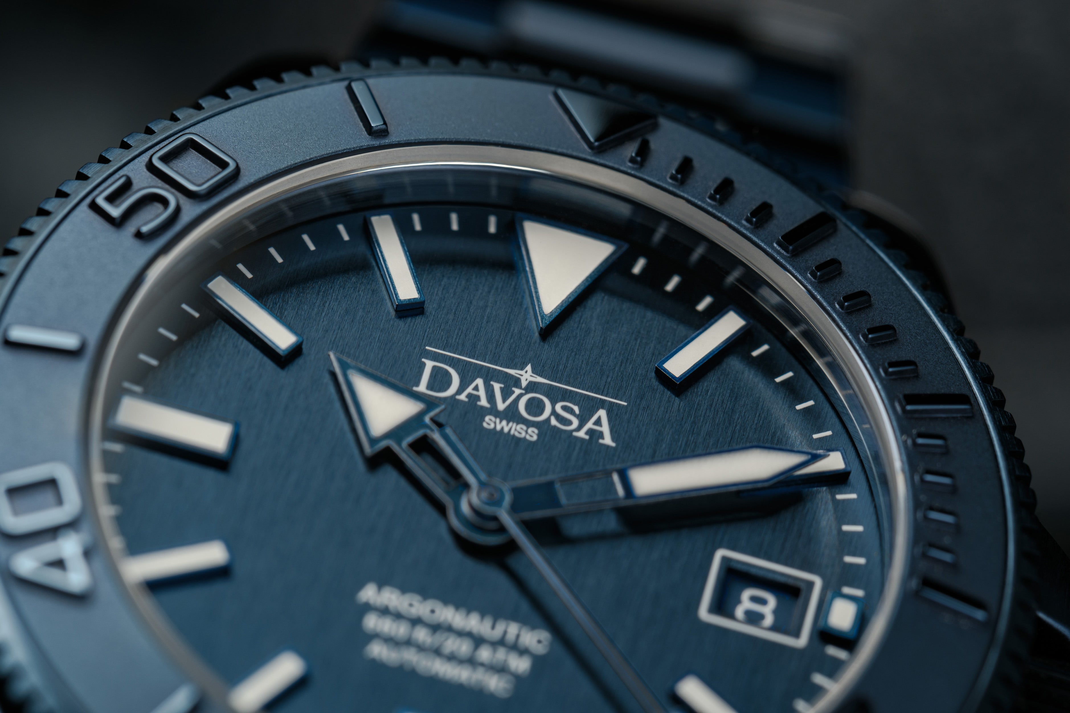 Argonautic 39 Monochrome Automatic 200m Men's Diver Watch 16154040 Limited Edition Diver Davosa USA Official Distributor. Prices are Final. Tax & duties included.   