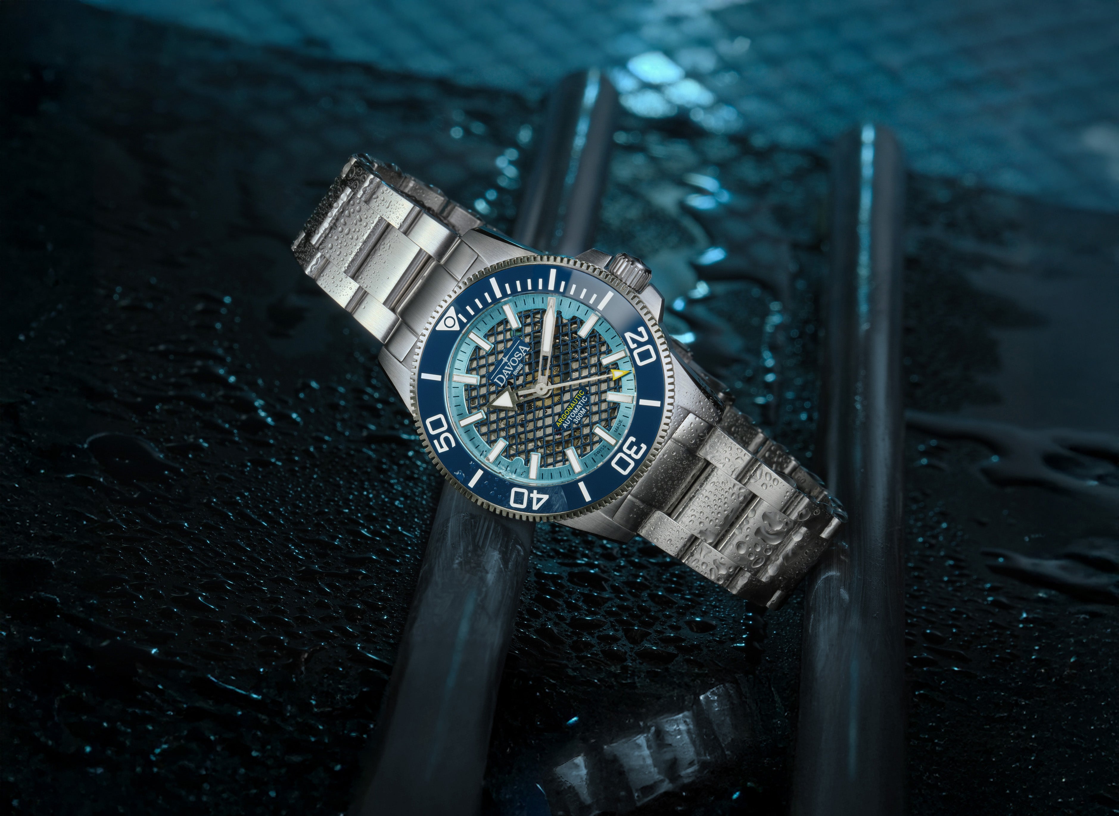 Argonautic 41 Shark Diver - Blue Limited Edition | Swiss Automatic | 1 of 300 Diver Davosa USA