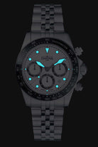 Ternos Professional Chronograph in White Dial with PentaLink Bracelet Ref. 161.543.02 Chronograph Davosa USA Official Distributor. Prices are Final. Tax & duties included.