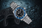 Ternos Diver Automatic 200m Swiss-Made Blue Unisex Diver Watch 161.550.04 No Loupe with Pentalink bracelet Diver Davosa USA Official Distributor. Prices are Final. Tax & duties included.