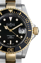 Ternos Ceramic Automatic Swiss-Made Black Gold Diving Watch 16155530 Diver Davosa USA Official Distributor. Prices are Final. Tax & duties included.