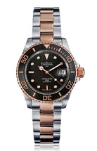 Ternos Ceramic Automatic Swiss-Made Black Rose Gold Diving Watch 16155565 Diver Davosa USA Official Distributor. Prices are Final. Tax & duties included.   