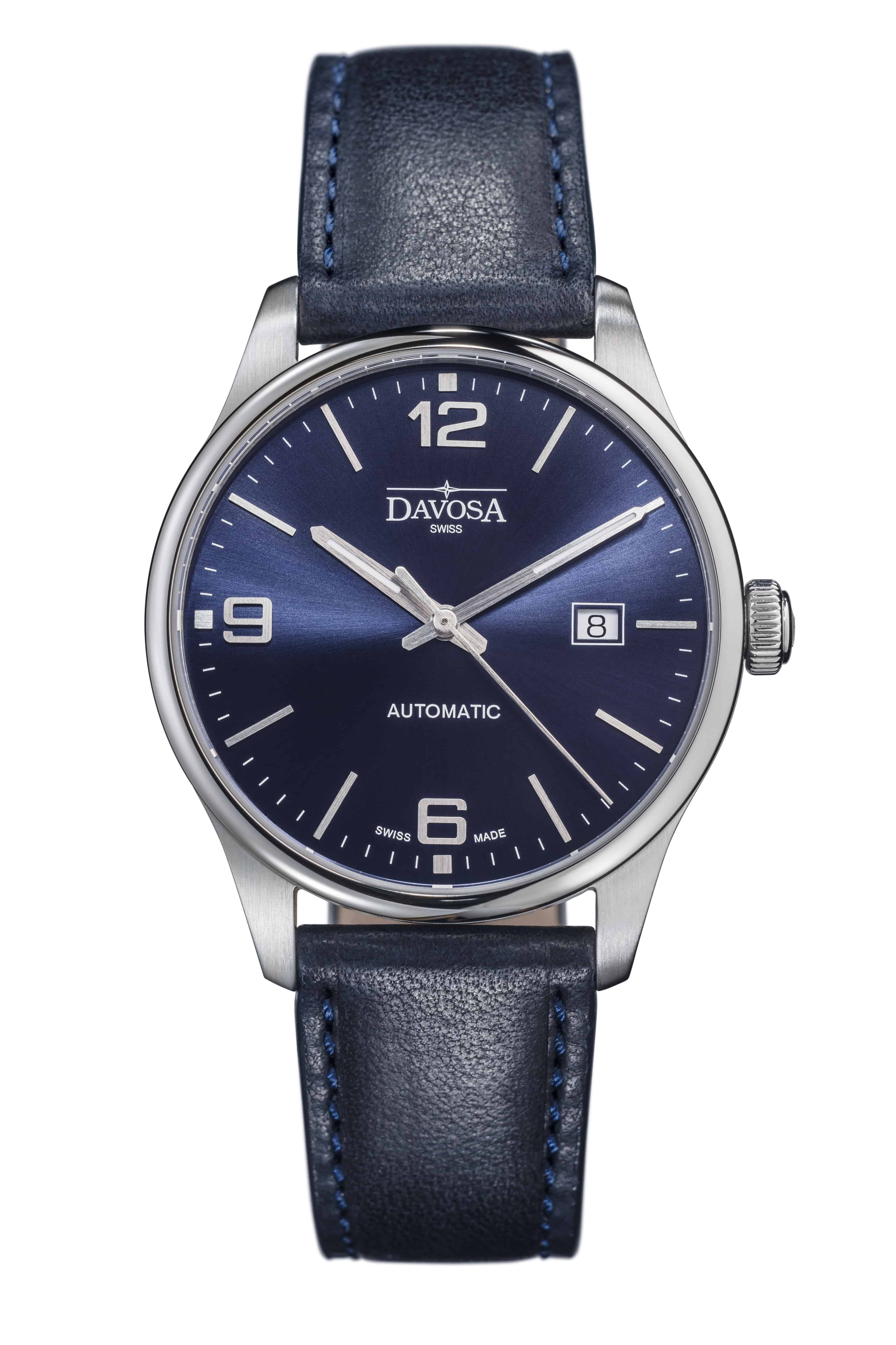 Gentleman Automatic 40mm Blue Executive Watch 16156644 Executive Davosa USA Official Distributor. Prices are Final. Tax & duties included.   