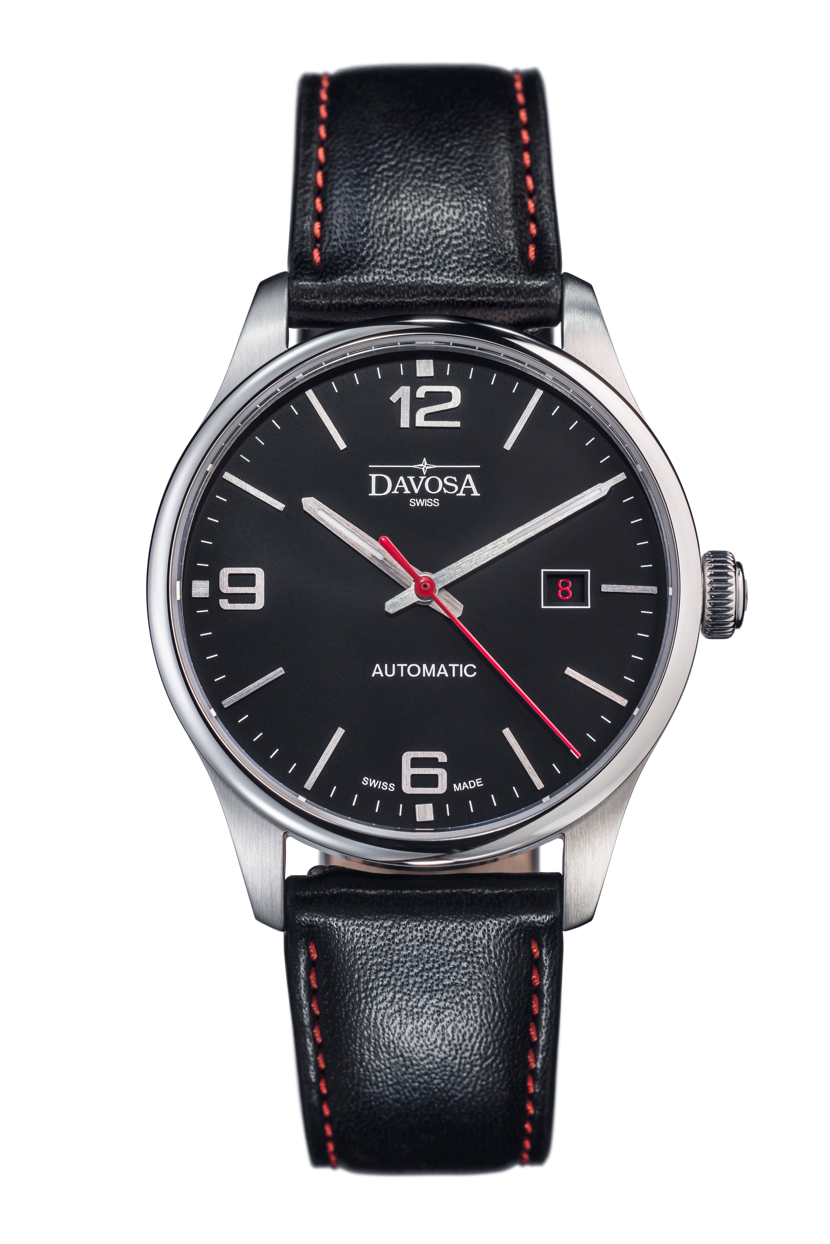 Gentleman Automatic 40mm Black Executive Watch 16156654 Executive Davosa USA Official Distributor. Prices are Final. Tax & duties included.   