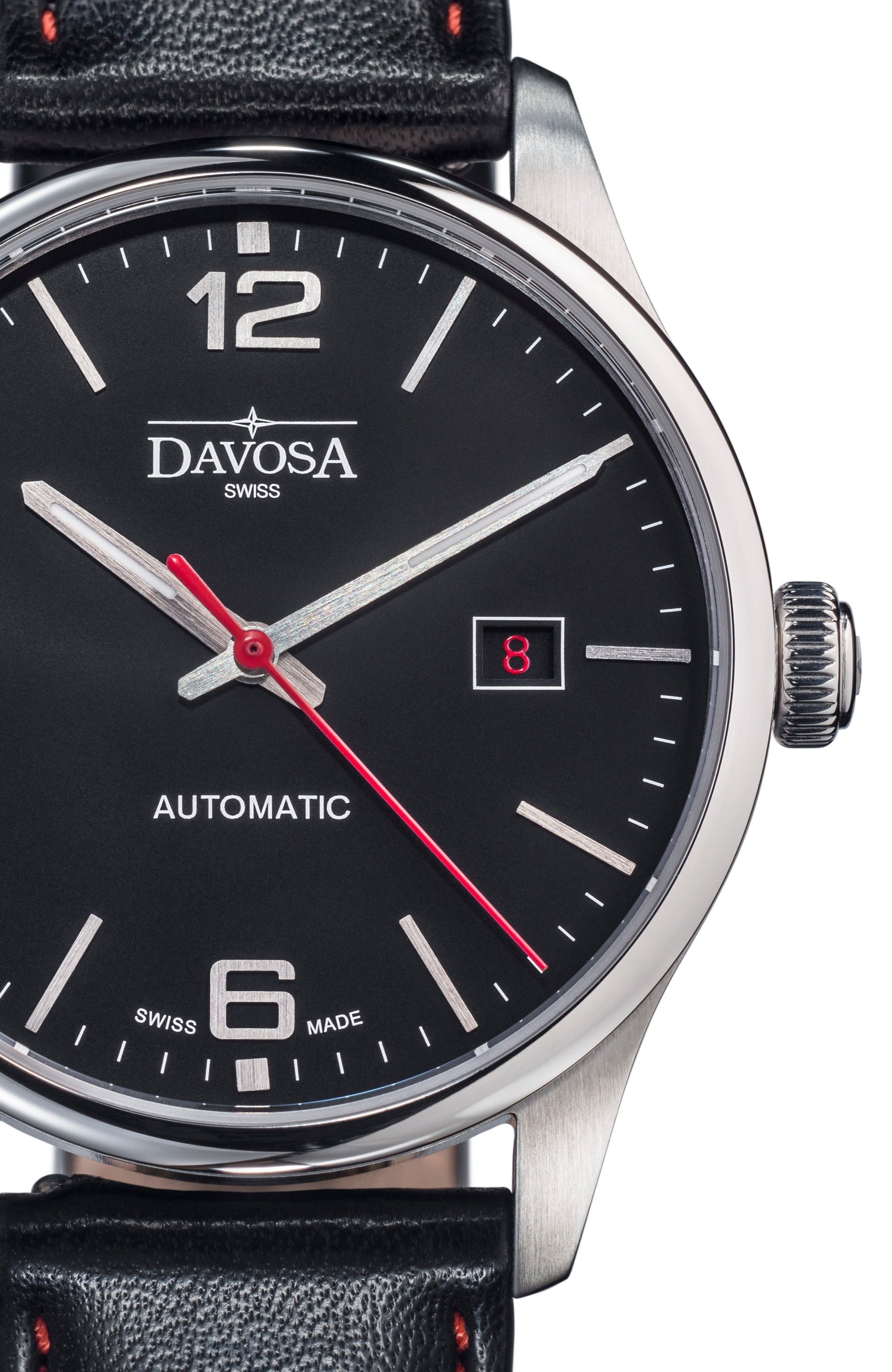 Gentleman Automatic 40mm Black Executive Watch 16156654 Executive Davosa USA Official Distributor. Prices are Final. Tax & duties included.   