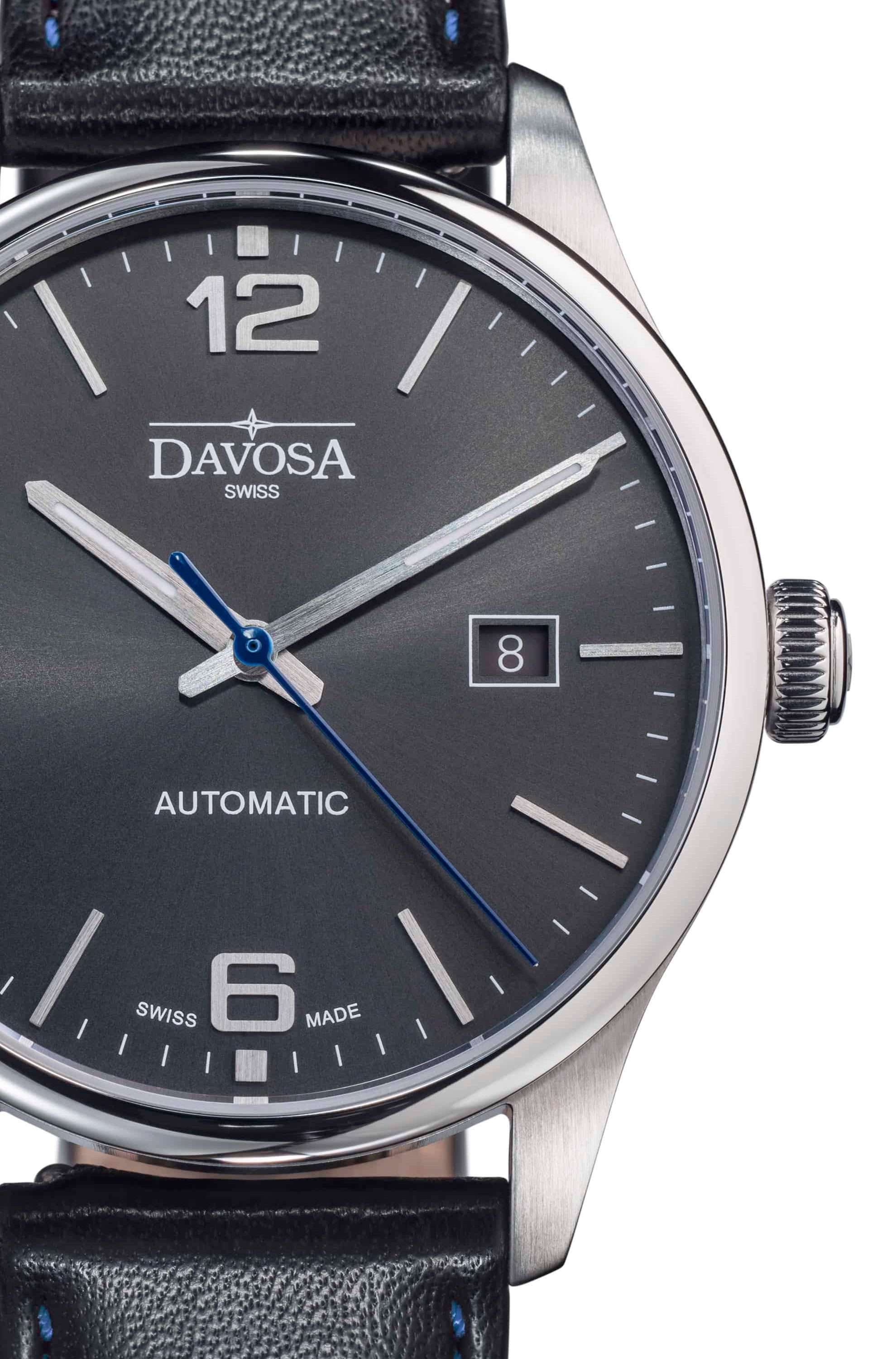 Gentleman Automatic 40mm Grey Executive Watch 16156694 Executive Davosa USA Official Distributor. Prices are Final. Tax & duties included.   