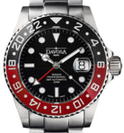 Ternos Professional Automatic 200m GMT Black Red Diving Watch 16157190 GMT Davosa USA Official Distributor. Prices are Final. Tax & duties included. 42mm Black-Red TriaLink