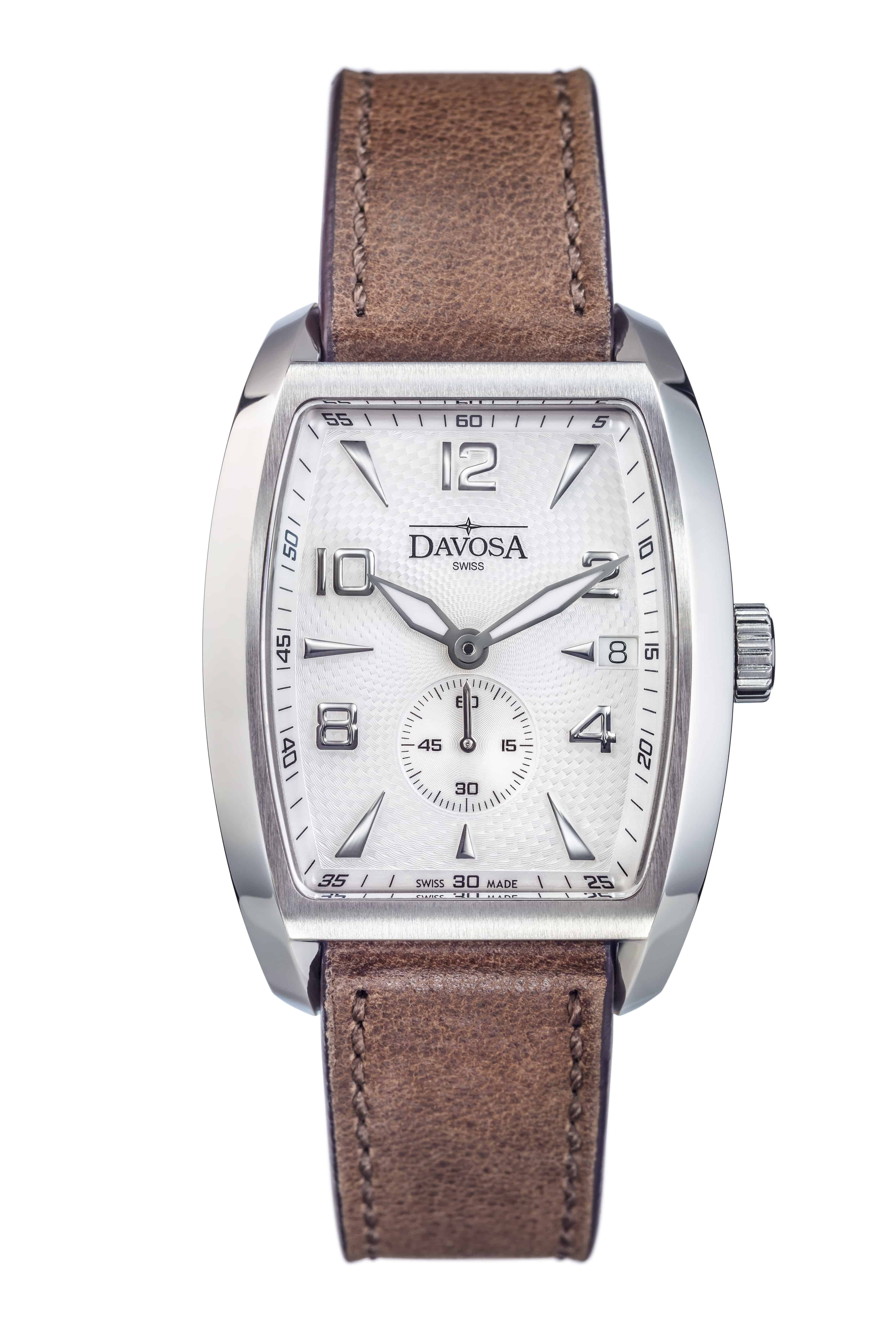 Evo 1908 Automatic Swiss-Made White Brown Executive Watch 16157514 Executive Davosa USA Official Distributor. Prices are Final. Tax & duties included.   