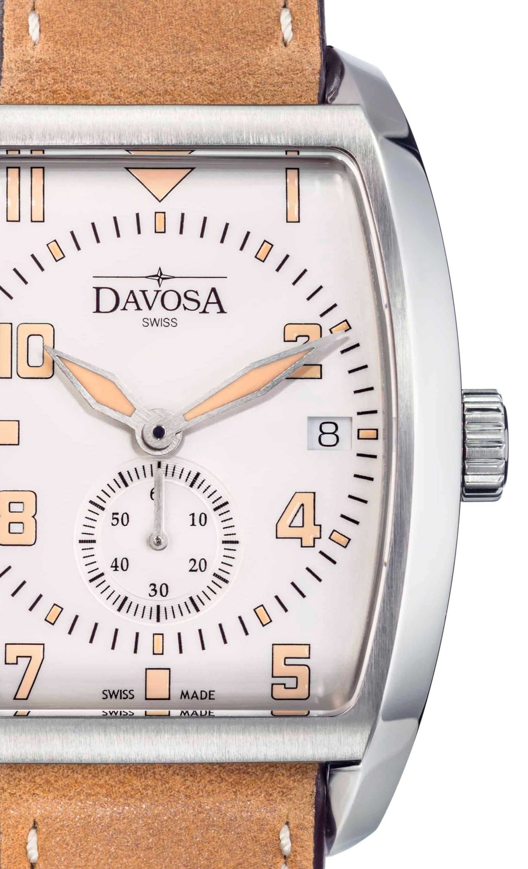 Evo 1908 Automatic Swiss-Made White Orange Executive Watch 16157536 Executive Davosa USA Official Distributor. Prices are Final. Tax & duties included.   