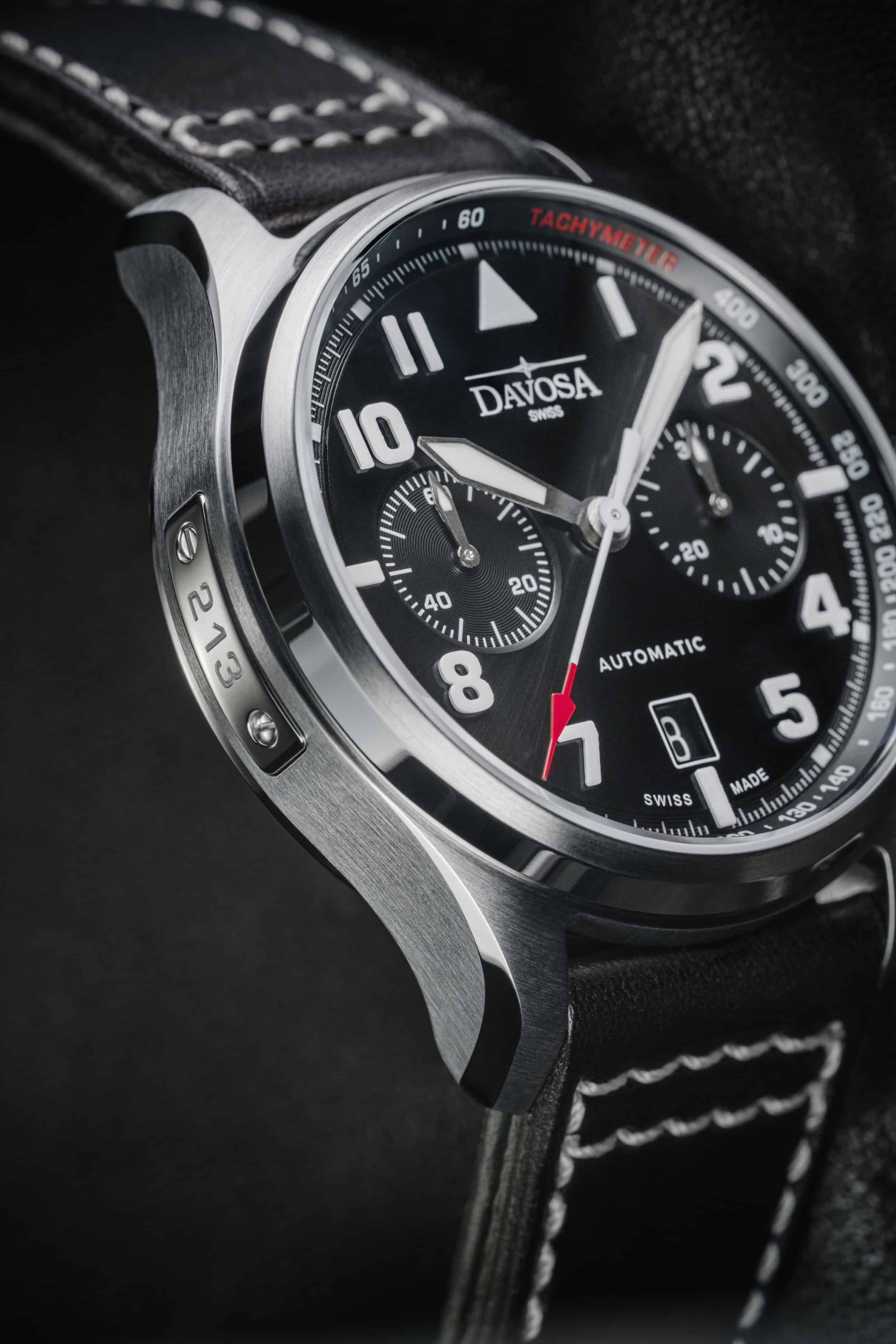 Newton Pilot Chronograph | Limited Edition - 300 units | 161.578.55 Pilot Davosa USA Official Distributor. Prices are Final. Tax & duties included.