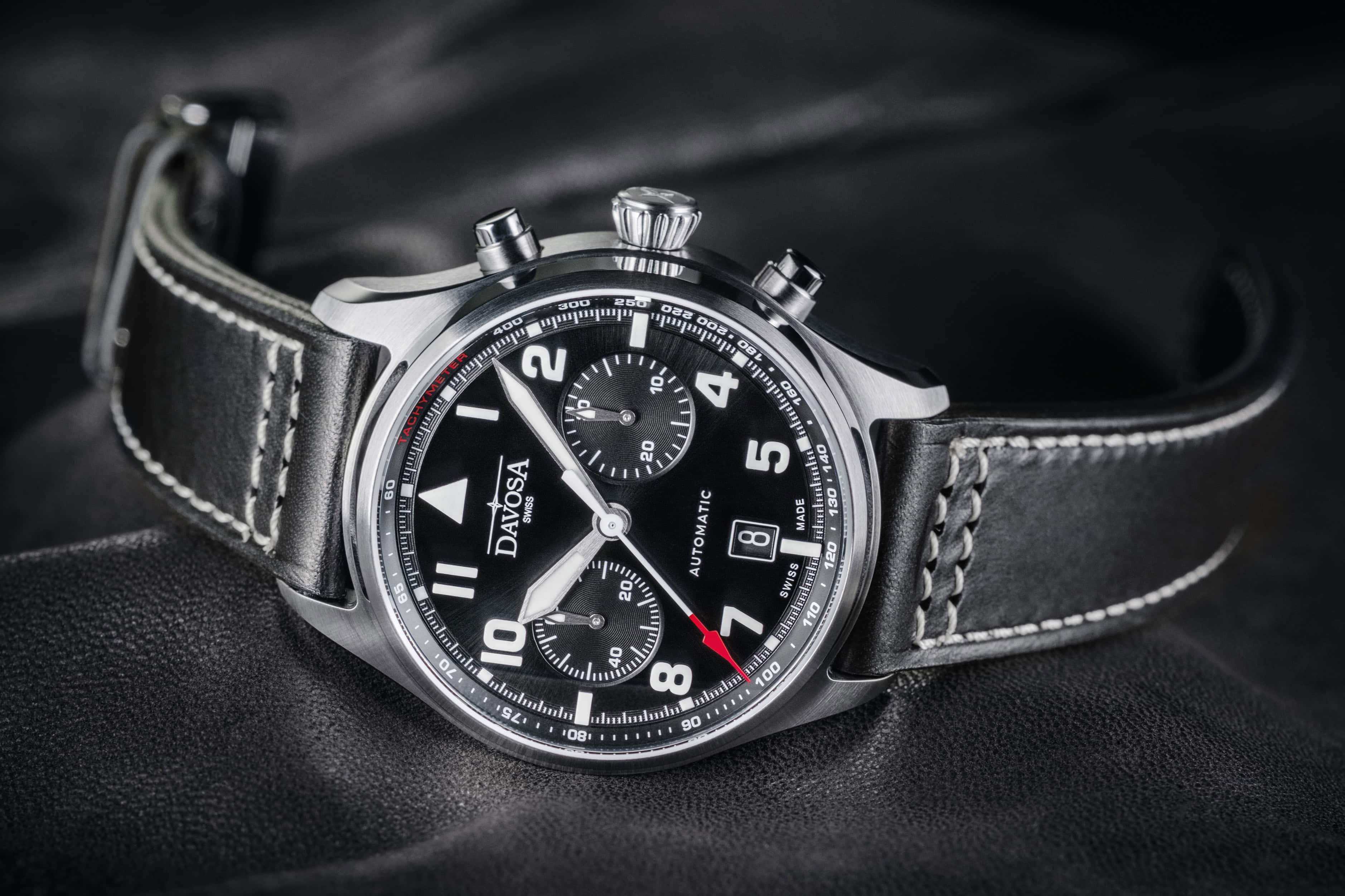 Newton Pilot Chronograph | Limited Edition - 300 units | 161.578.55 Pilot Davosa USA Official Distributor. Prices are Final. Tax & duties included.