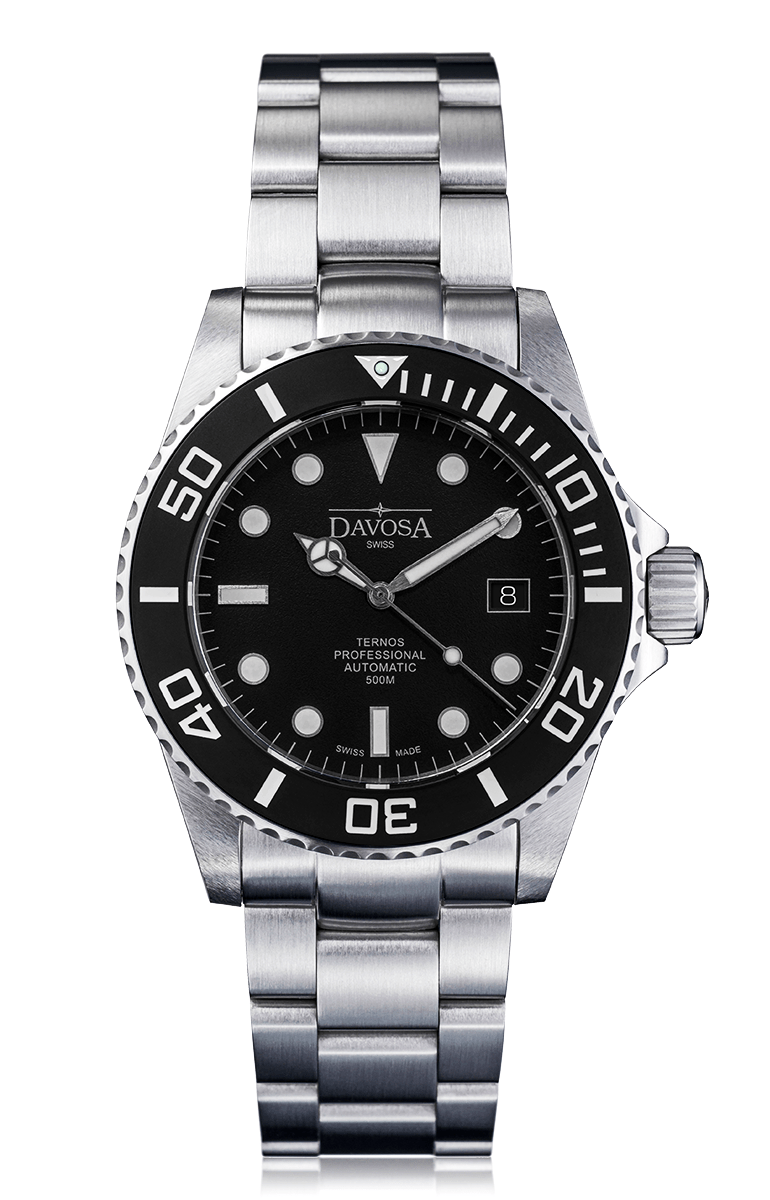 Ternos Professional Automatic 500m Black Matt Suit Diving Watch 16158255 Limited Edition - One last unit! Diver Davosa USA Official Distributor. Prices are Final. Tax & duties included.