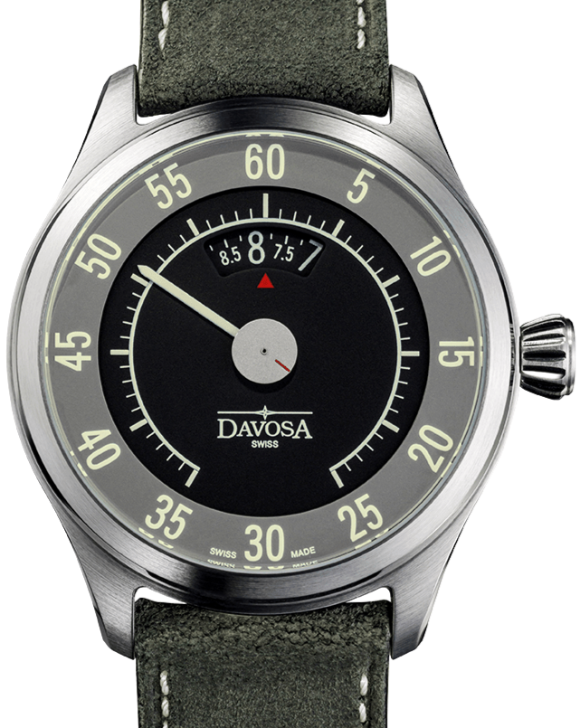 Newton Automatic Speedometer Gray Gray Pilot Racing Watch 16158725 Pilot Davosa USA Official Distributor. Prices are Final. Tax & duties included. 44mm Grey-Black Leather