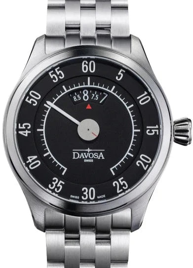 Newton Automatic Speedometer Black Pilot Racing Watch 16158750 Performance Davosa USA Official Distributor. Prices are Final. Tax & duties included. 44mm Black PentaLink