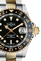 Ternos Ceramic Automatic GMT Black Gold Diving Watch 16159150 GMT Davosa USA Official Distributor. Prices are Final. Tax & duties included.   
