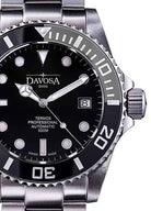 Ternos Professional Automatic 500m Black Gray Diving Watch 16155995 Diver Davosa USA Official Distributor. Prices are Final. Tax & duties included.   