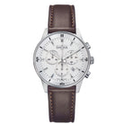 Vireo Quartz Chronograph Swiss-Made White Brown Pilot Watch 16249315 Pilot Davosa USA Official Distributor. Prices are Final. Tax & duties included.   