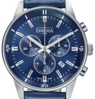 Vireo Quartz Chronograph Swiss-Made Blue Pilot Watch 16249345 Pilot Davosa USA Official Distributor. Prices are Final. Tax & duties included. 41mm Blue Leather