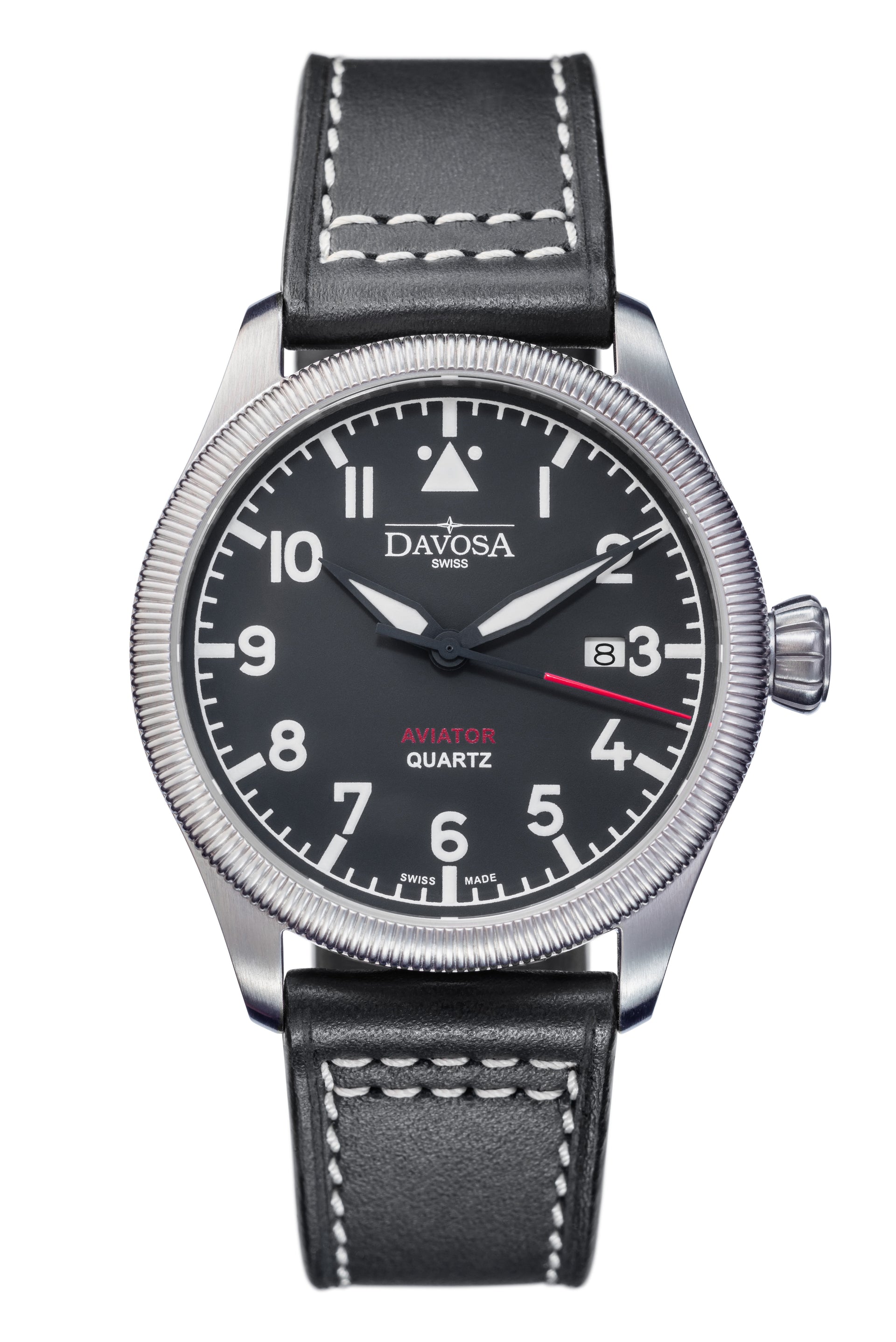 Aviator Quartz Swiss Made Mens Watches- 16249855